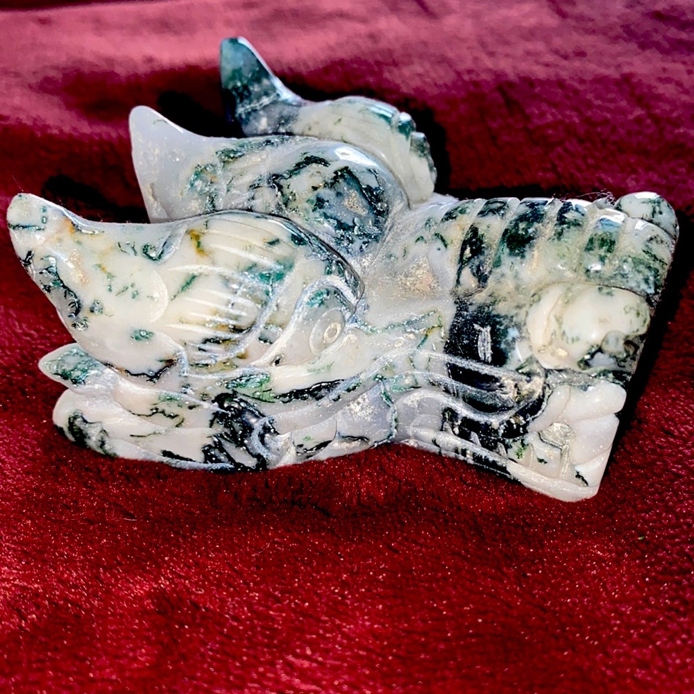 Dragon head tree agate